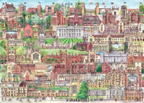 Cambridge 1000 Piece Jigsaw Puzzle [KSIĄŻKA]