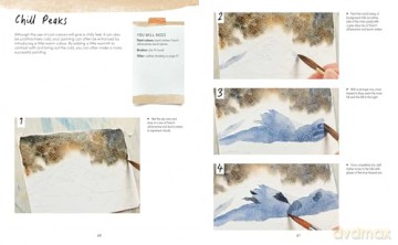 Ready to Paint Postcards: Mountains: 15 stunning watercolour paintings to create in just 30 minutes - Lesley Linley [KSIĄŻKA]