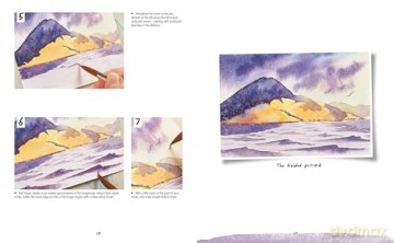 Ready to Paint Postcards: Mountains: 15 stunning watercolour paintings to create in just 30 minutes - Lesley Linley [KSIĄŻKA]