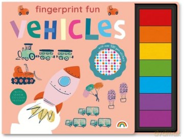 Fingerprint Fun - Vehicles - Philip Dauncey [KSIĄŻKA]