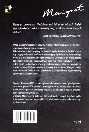 Maigret i zabójca - Georges Simenon [KSIĄŻKA]