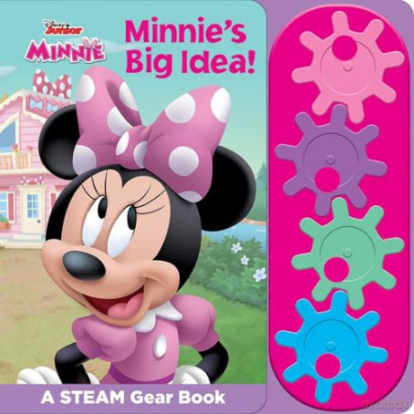 Disney Junior Minnie Mouse: Minnie's Big Idea! A STEAM Gear Sound Book - PI Kids - PI Kids [KSIĄŻKA]