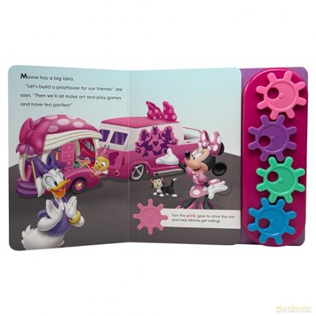 Disney Junior Minnie Mouse: Minnie's Big Idea! A STEAM Gear Sound Book - PI Kids - PI Kids [KSIĄŻKA]