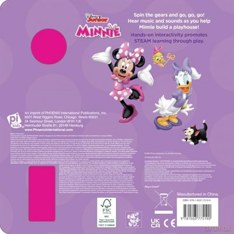 Disney Junior Minnie Mouse: Minnie's Big Idea! A STEAM Gear Sound Book - PI Kids - PI Kids [KSIĄŻKA]