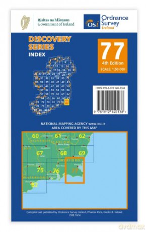 Discovery Series 77 - Wexford: Loch Garman (Irish Discovery Series) - Ordnance Survey Ireland [KSIĄŻKA]