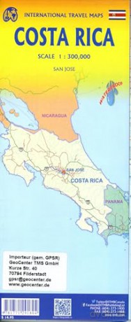 Costa Rica: 1:300000 [KSIĄŻKA]