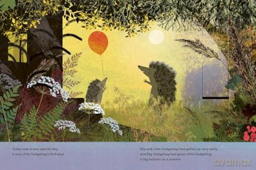 The Birthday: A Big Hedgehog and Little Hedgehog Adventure - Britta Teckentrup [KSIĄŻKA]