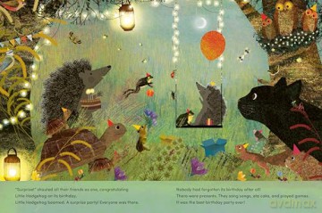 The Birthday: A Big Hedgehog and Little Hedgehog Adventure - Britta Teckentrup [KSIĄŻKA]