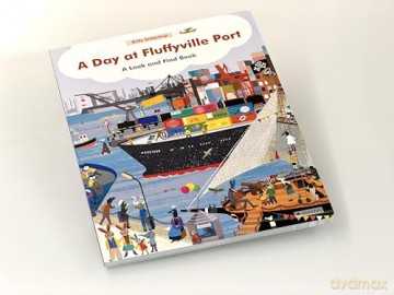 A Day at Fluffyville Port: A Look and Find Book - Britta Teckentrup [KSIĄŻKA]