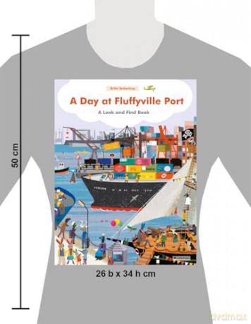 A Day at Fluffyville Port: A Look and Find Book - Britta Teckentrup [KSIĄŻKA]
