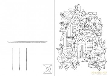 Happy Day Coloring Postcards: 20 All-Occasion Cards to Color, Sign, and Send: 1 (Color and Connect, 1) - Emelie Lidehäll Öberg [KSIĄŻKA]