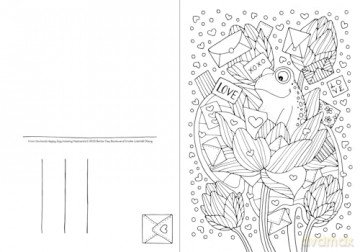 Happy Day Coloring Postcards: 20 All-Occasion Cards to Color, Sign, and Send: 1 (Color and Connect, 1) - Emelie Lidehäll Öberg [KSIĄŻKA]