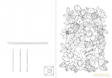 Happy Day Coloring Postcards: 20 All-Occasion Cards to Color, Sign, and Send: 1 (Color and Connect, 1) - Emelie Lidehäll Öberg [KSIĄŻKA]