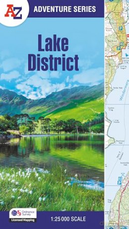 Lake District Adventure Atlas: with Ordnance Survey Mapping (A -Z Adventure Series) - A-Z Maps [KSIĄŻKA]