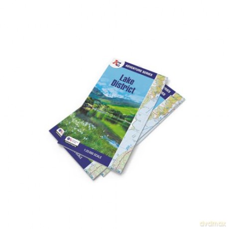 Lake District Adventure Atlas: with Ordnance Survey Mapping (A -Z Adventure Series) - A-Z Maps [KSIĄŻKA]