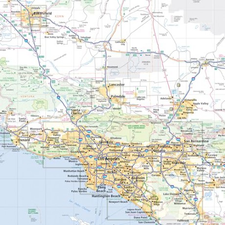 Fm California Etr (Large Print) - Rand McNally [KSIĄŻKA]
