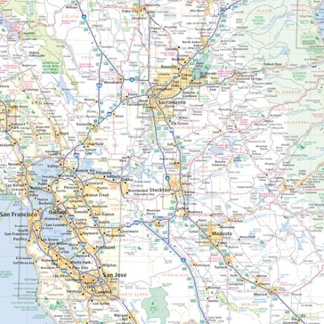Fm California Etr (Large Print) - Rand McNally [KSIĄŻKA]