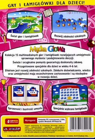 Mądra głowa (4-6 lat) Zdolny przedszkolak [GRA PC]