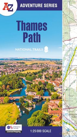 Thames Path: with Ordnance Survey mapping (A -Z Adventure Series) - A-Z Maps [KSIĄŻKA]