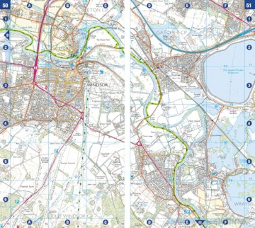 Thames Path: with Ordnance Survey mapping (A -Z Adventure Series) - A-Z Maps [KSIĄŻKA]