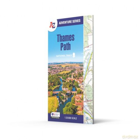 Thames Path: with Ordnance Survey mapping (A -Z Adventure Series) - A-Z Maps [KSIĄŻKA]