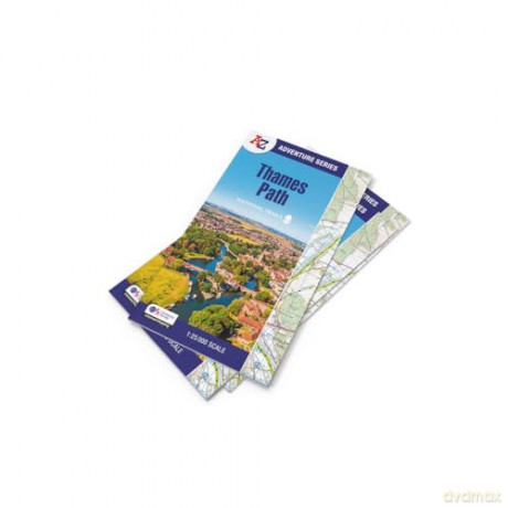 Thames Path: with Ordnance Survey mapping (A -Z Adventure Series) - A-Z Maps [KSIĄŻKA]