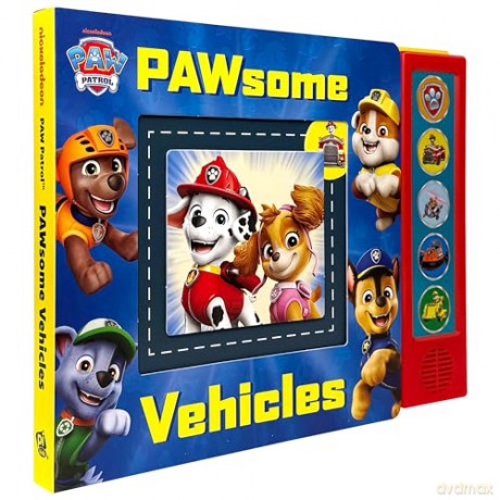 Nickelodeon Paw Patrol: Pawsome Vehicles Sound Book - Pi Kids [KSIĄŻKA]