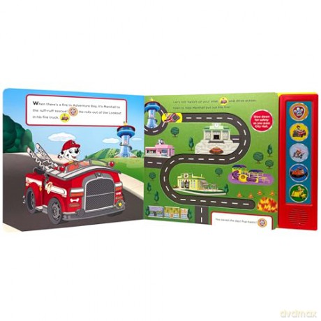 Nickelodeon Paw Patrol: Pawsome Vehicles Sound Book - Pi Kids [KSIĄŻKA]