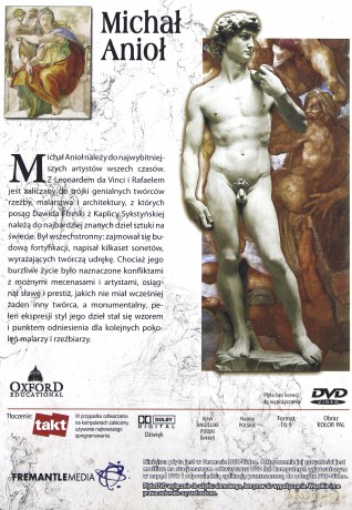 Michał Anioł. Wielka kolekcja sławnych malarzy [DVD]