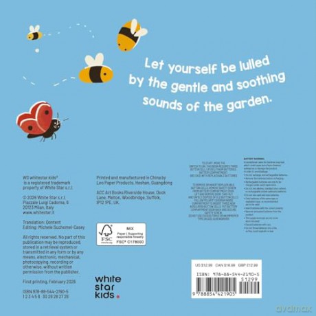 The Garden's White Noise: Listen to The Relaxing Sounds of Nature: 3 (White Noises Books) - Francesca Sudano [KSIĄŻKA]