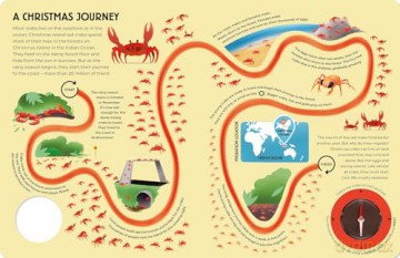 Epic Animal Journeys Over Land: Animal Tracking Compass Book (Epic Journeys) - Steve Parker [KSIĄŻKA]