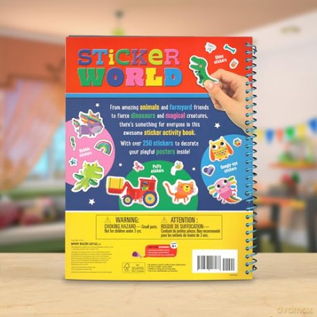 Sticker World Activity Book - Make Believe Ideas [KSIĄŻKA]