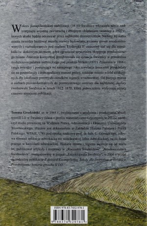 Między twierdzą a miastem wolnym. Obraz życia miejskiego Świdnicy w latach 1815-1870 - Tomasz Grudziński [KSIĄŻKA]