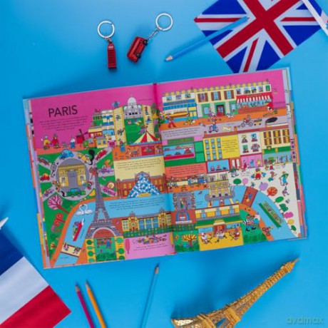 Big Brilliant World: A book of first words and early foreign language skills, featuring 12 cities from around the world - Matt Ralphs [KSIĄŻKA]
