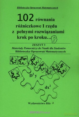 102 równania różniczkowe I rzędu [KSIĄŻKA]