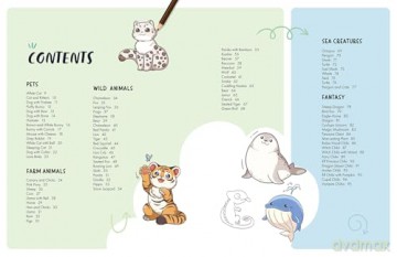 200 Cute Things to Draw: in simple steps - Yishan Li [KOMIKS]