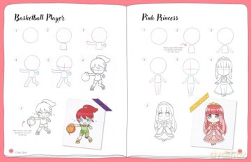 200 Cute Things to Draw: in simple steps - Yishan Li [KOMIKS]