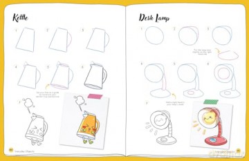 200 Cute Things to Draw: in simple steps - Yishan Li [KOMIKS]