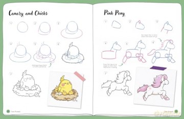 200 Cute Things to Draw: in simple steps - Yishan Li [KOMIKS]