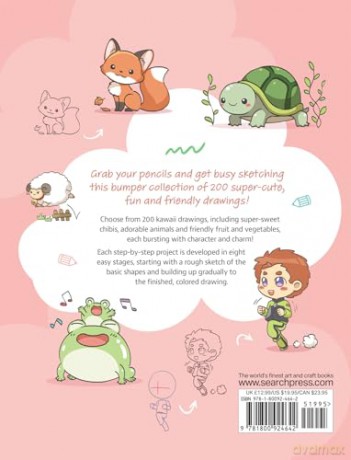 200 Cute Things to Draw: in simple steps - Yishan Li [KOMIKS]