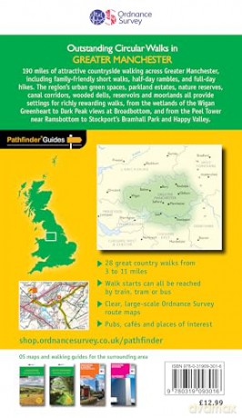 Greater Manchester Pathfinder Walking Guide | Ordnance Survey | Pathfinder 95 | 28 Outstanding Circular Walks | England | Nature | Walks | Adventure - Andrew Read [KSIĄŻKA]