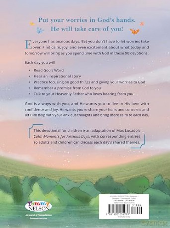 Calm Thoughts for Kids: 90 Devotions for Anxious Days - Max Lucado [KSIĄŻKA]