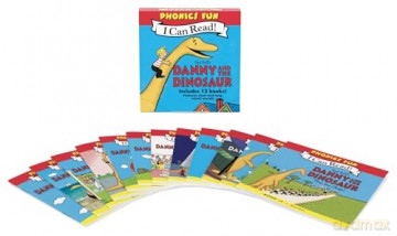 Danny and the Dinosaur 12-Book Phonics Fun (I Can Read Phonics Fun, 4) - Syd Hoff [KSIĄŻKA]