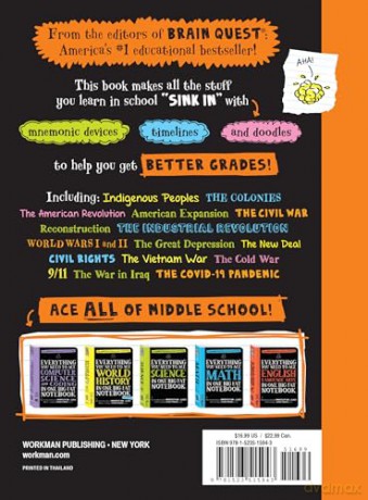 Everything You Need to Ace U.S. History in One Big Fat Notebook, 2nd Edition: The Complete Middle School Study Guide [KSIĄŻKA]