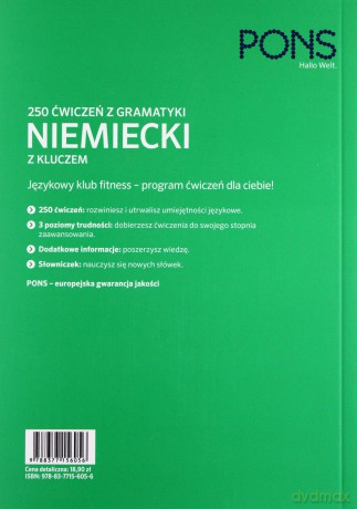250 ćwiczeń z niemieckiego. Gramatyka [KSIĄŻKA]