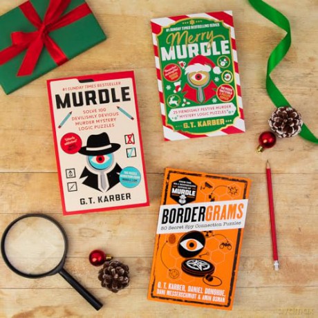 Bordergrams: FROM THE NO. 1 BESTSELLING AUTHOR OF MURDLE: 80 Secret Spy Connection Puzzles - Daniel Donohue [KSIĄŻKA]