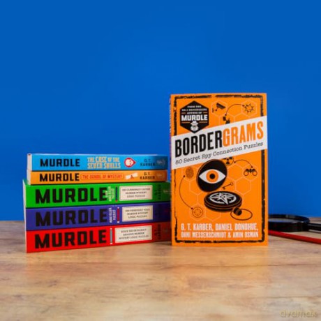 Bordergrams: FROM THE NO. 1 BESTSELLING AUTHOR OF MURDLE: 80 Secret Spy Connection Puzzles - Daniel Donohue [KSIĄŻKA]