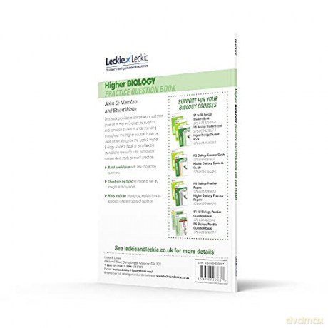 Higher Biology: Practise and Learn SQA Exam Topics (Leckie Practice Question Book) - Stuart White [KSIĄŻKA]