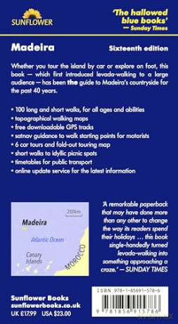Madeira Sunflower Walking Guide: 100 long and short walks and 6 car tours (Sunflower Guides) - John Underwood [KSIĄŻKA]