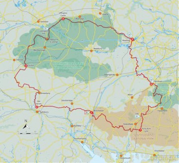 Bikepacking King Alfred's Way: 353km gravel loop from Winchester (Cicerone Guides) - Edward Hunton [KSIĄŻKA]